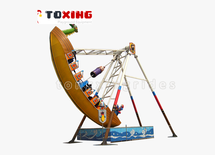 China Manufacturer Viking Ship Amusement Rides Pirate - Swings Amusement Park Ride, Transparent Clipart