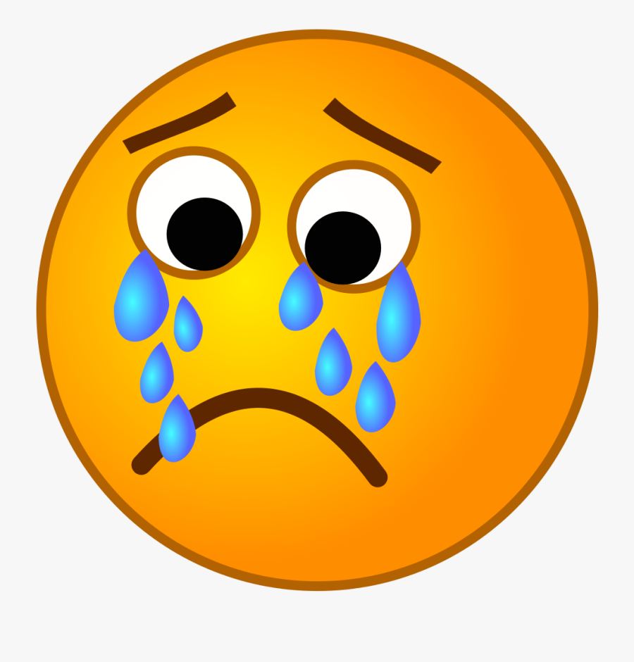 File Smirc Svg Wikimedia - Crying Face Clip Art, Transparent Clipart