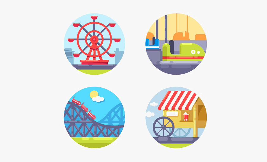 Amusement Park Png Picture - Icon Amusement Park, Transparent Clipart