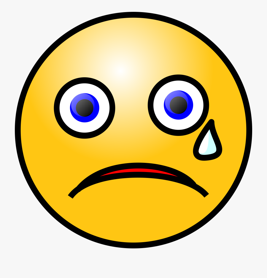 Thumb Image - Cry Face Clip Art, Transparent Clipart