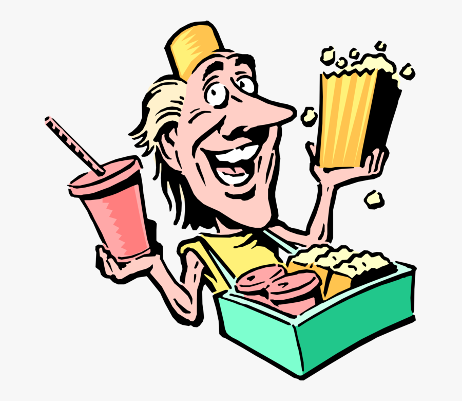 Vector Illustration Of Carnival Or Amusement Park Fairground - Gifs Animados De Vendedores, Transparent Clipart