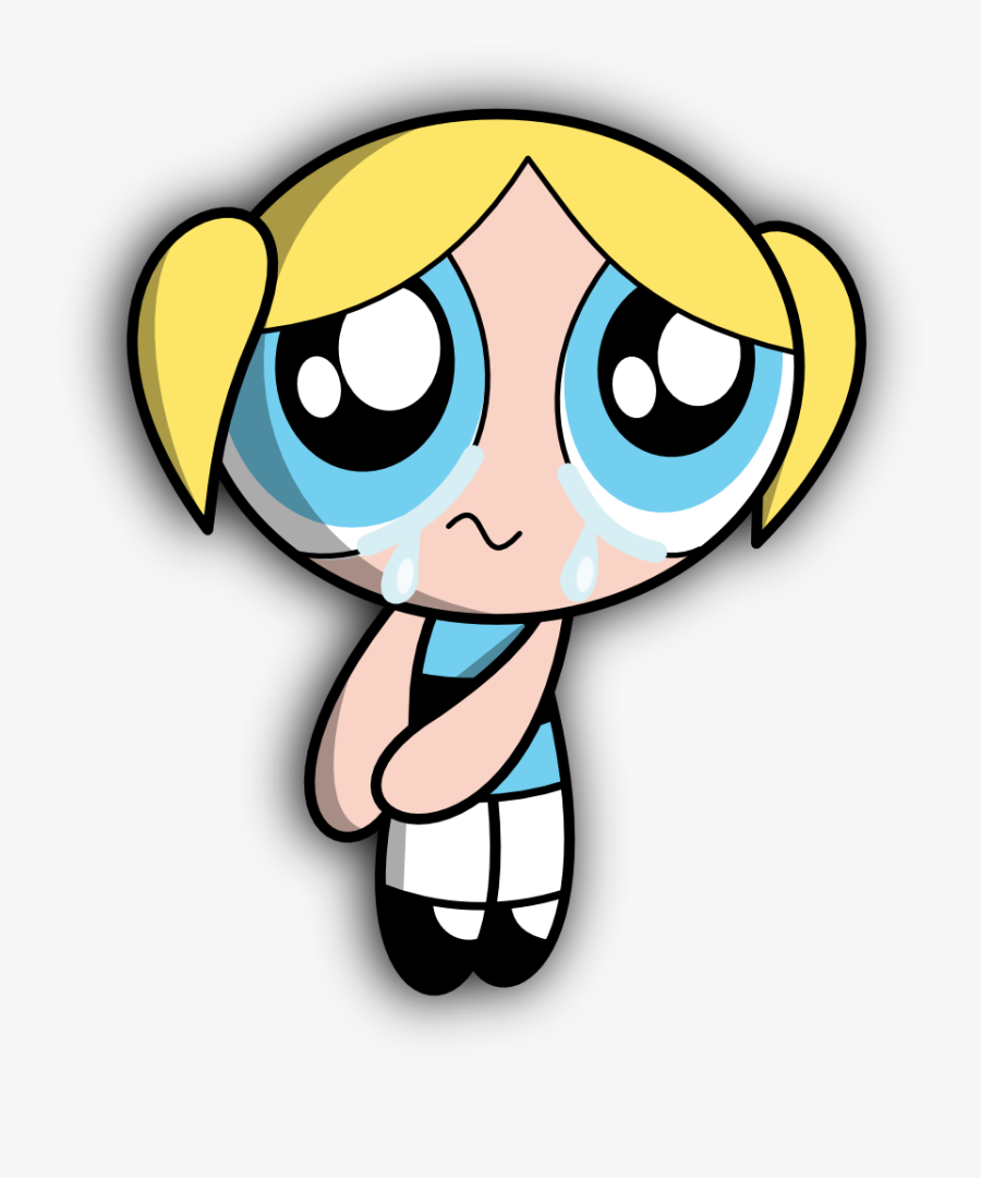 Powerpuff Girls Bubbles Crying - Powerpuff Girls Cry Bubbles, Transparent Clipart