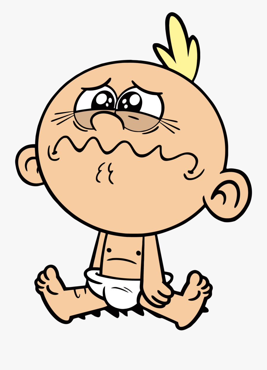 Baby Lily Loud About To Cry - Lily The Loud House, Transparent Clipart