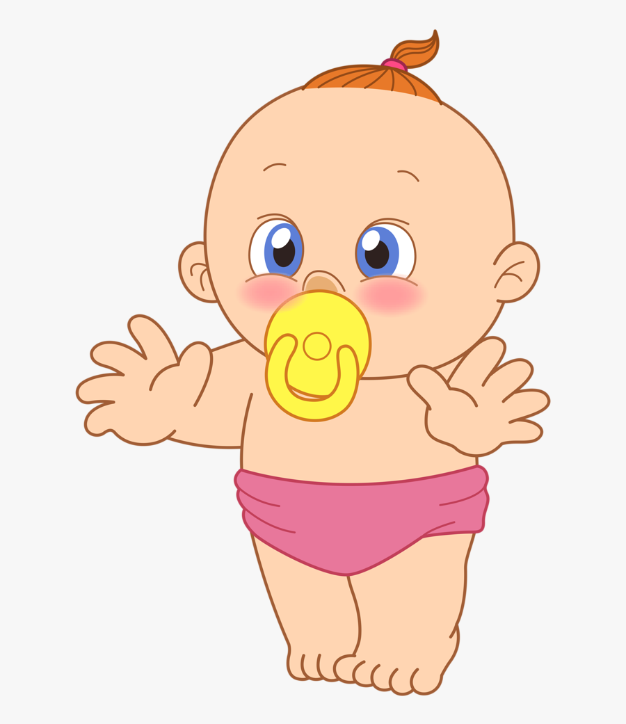 Crying Clipart Baby Shower Baby - Baby With Pampers Cartoon, Transparent Clipart