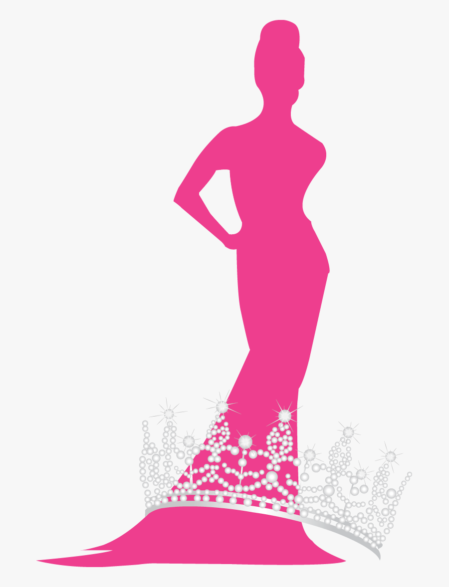 Schedule Tba Miss Nationwide Clipart Black And White - Beauty Queen Logo Png, Transparent Clipart