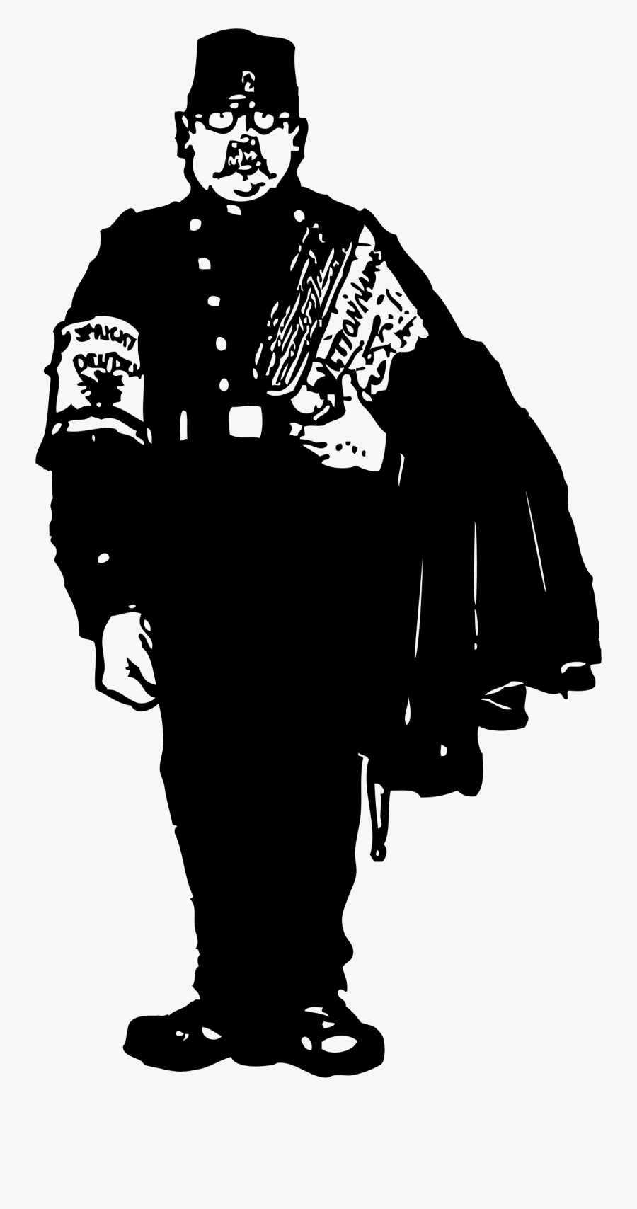 Cartoon Gendarmes, Transparent Clipart