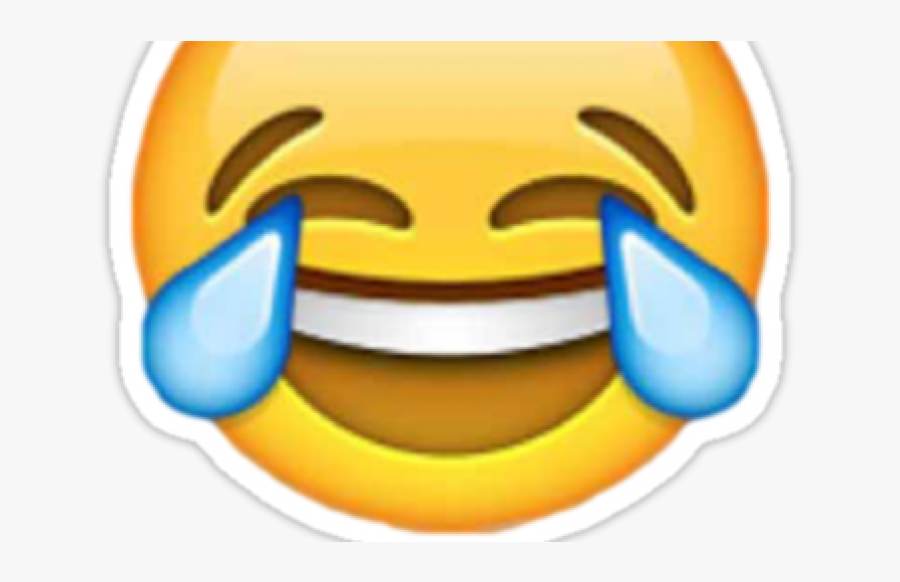 Oxford Dictionary Have Named The Bloody "cry Laughing - Laugh Cry Emoji Transparent Background, Transparent Clipart