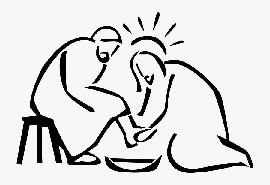 Free Black And White Maundy Thursday Clipart Graphic Clip Art Holy