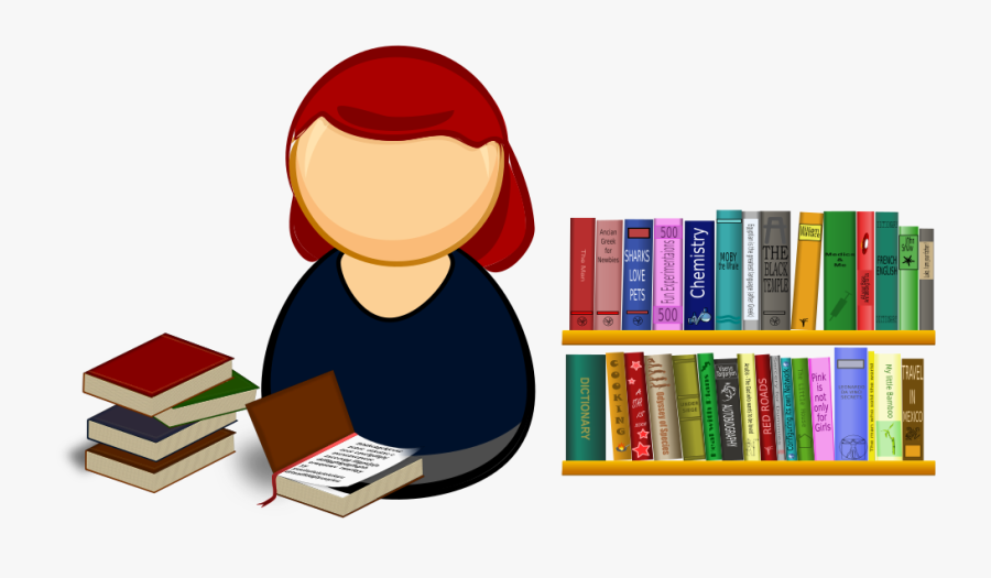 Transparent Books Clipart Png - School Library Book Clipart, Transparent Clipart