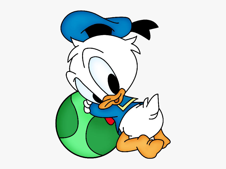 Cute Baby Donald Duck, Transparent Clipart