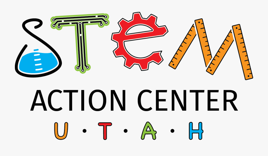Utah Stem Action Center Logo, Transparent Clipart