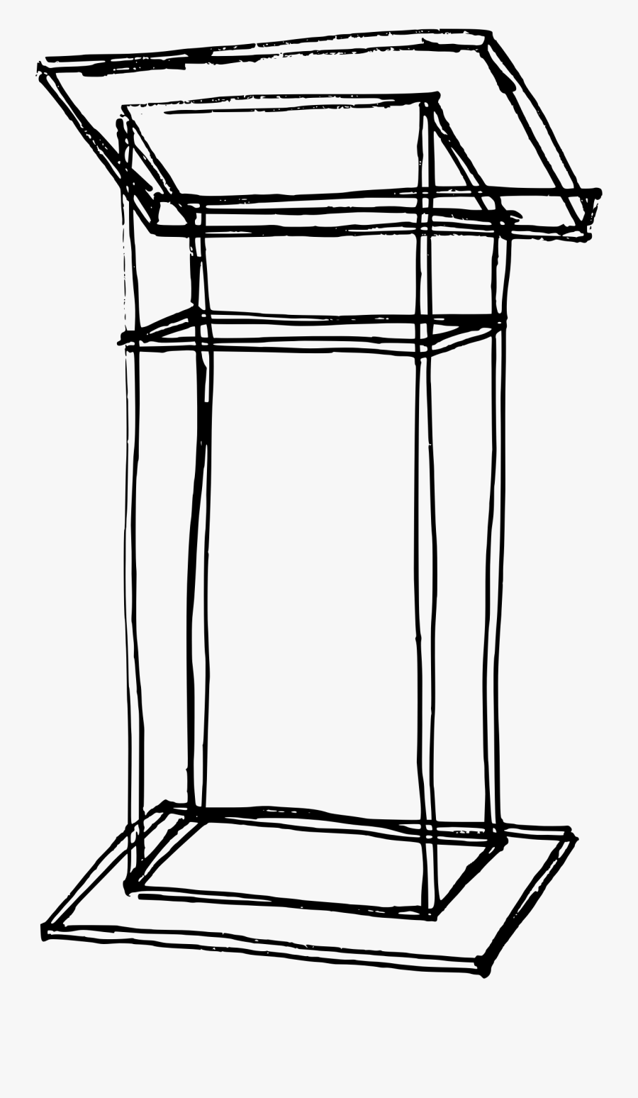 Lecturer Podium Clip Arts - Podium Clipart, Transparent Clipart