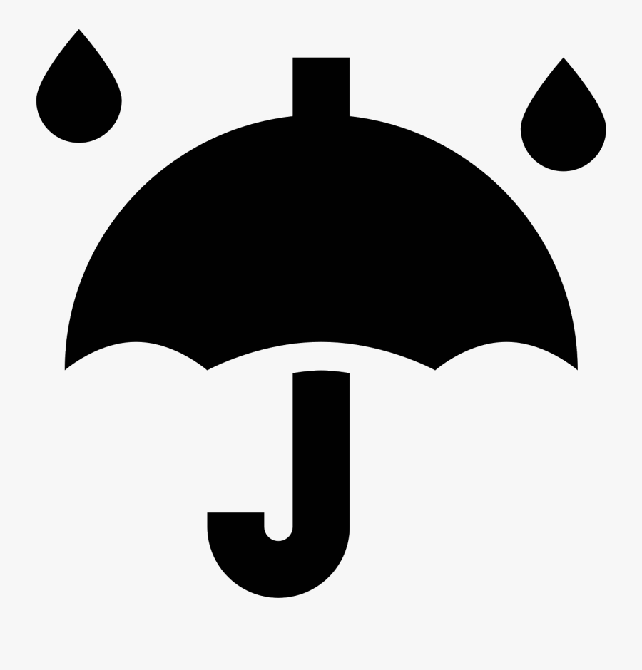 Umbrella Clipart Weather Symbol - Humid Weather Icon Umbrella, Transparent Clipart