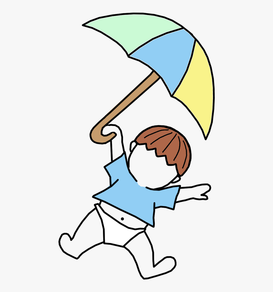 Clipart Black And White Stock Umbrella Clipart Baby - Baby Thank You Clipart, Transparent Clipart