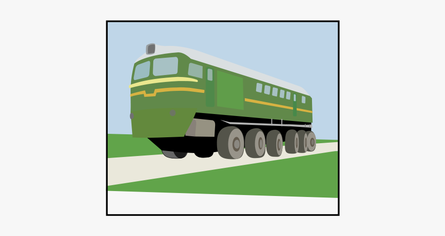 Vl-85 Train - Kereta Api Dan Truk, Transparent Clipart