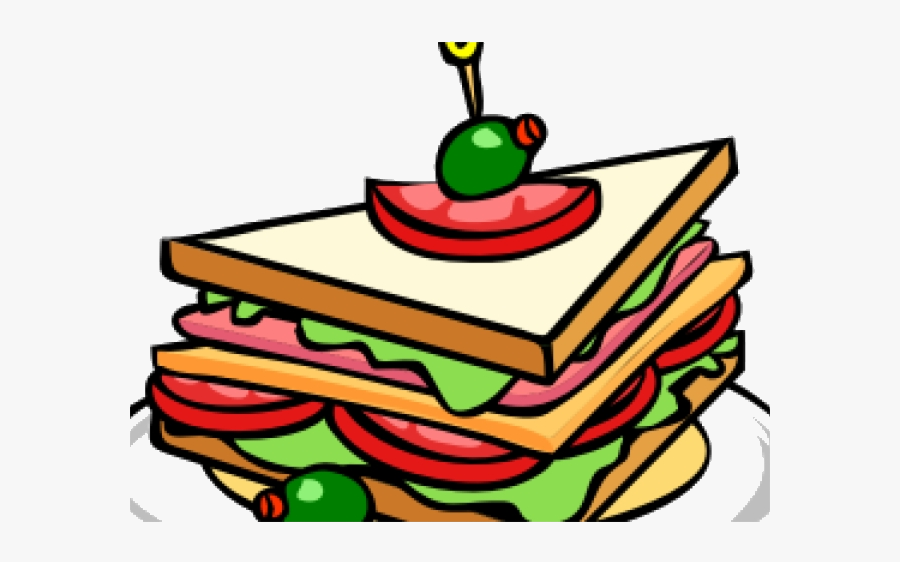 Healthy Food Clipart Transparent Background Sandwich - Sandwich Clip Art, Transparent Clipart