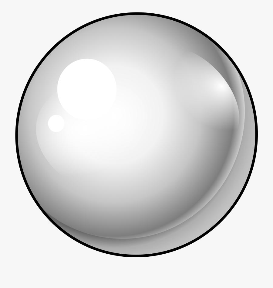 Pearl Svg Clipart , Png Download - Transparent Round Glass Png, Transparent Clipart