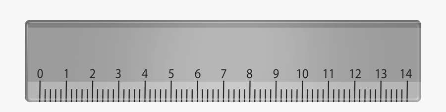 Plastic Transparent Ruler Png Clip Art - Musical Keyboard, Transparent Clipart