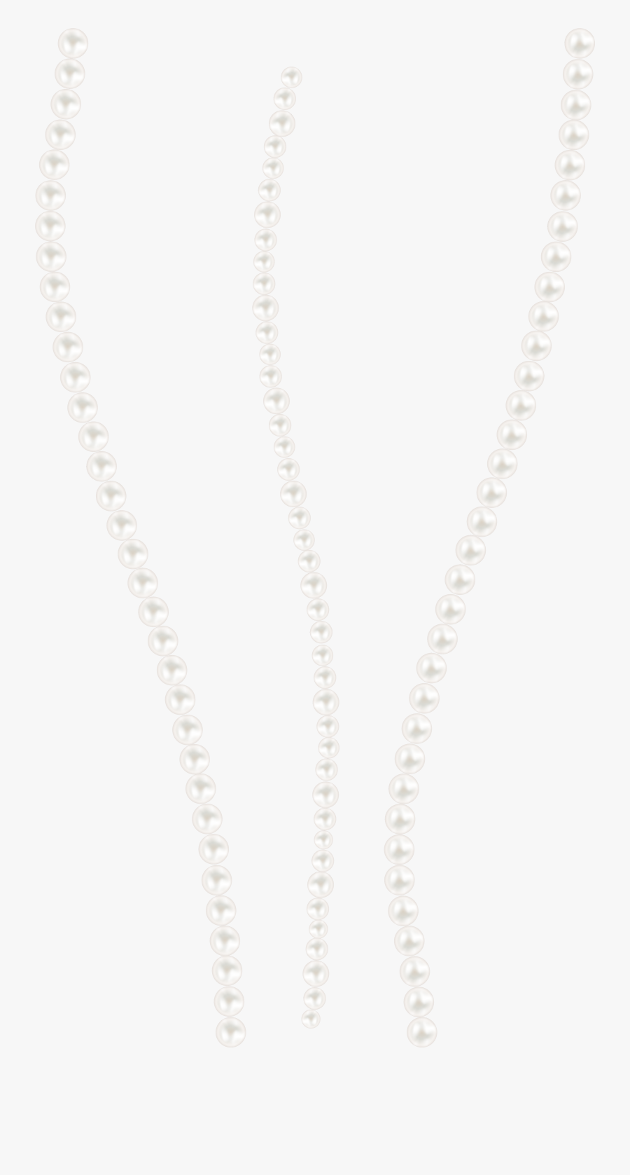 Clipart Black And White Stock Decor Clip Art Image - Classic Pearl Necklace Set, Transparent Clipart