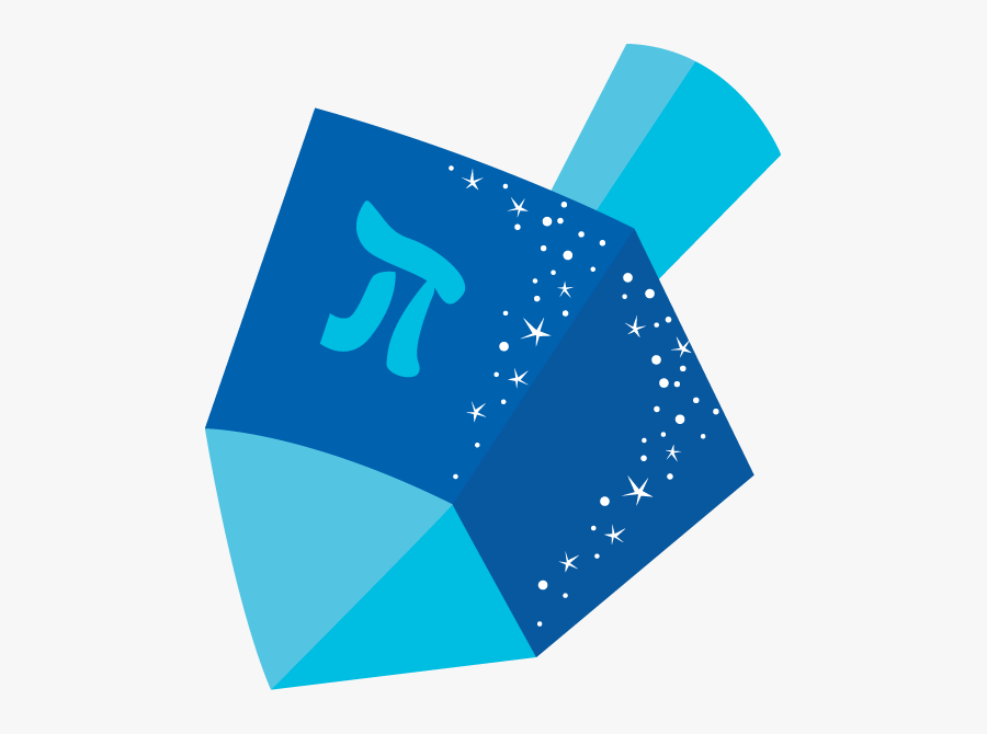 Dreidel Clipart Hanukkah Celebration - Blue Dreidel Png, Transparent Clipart