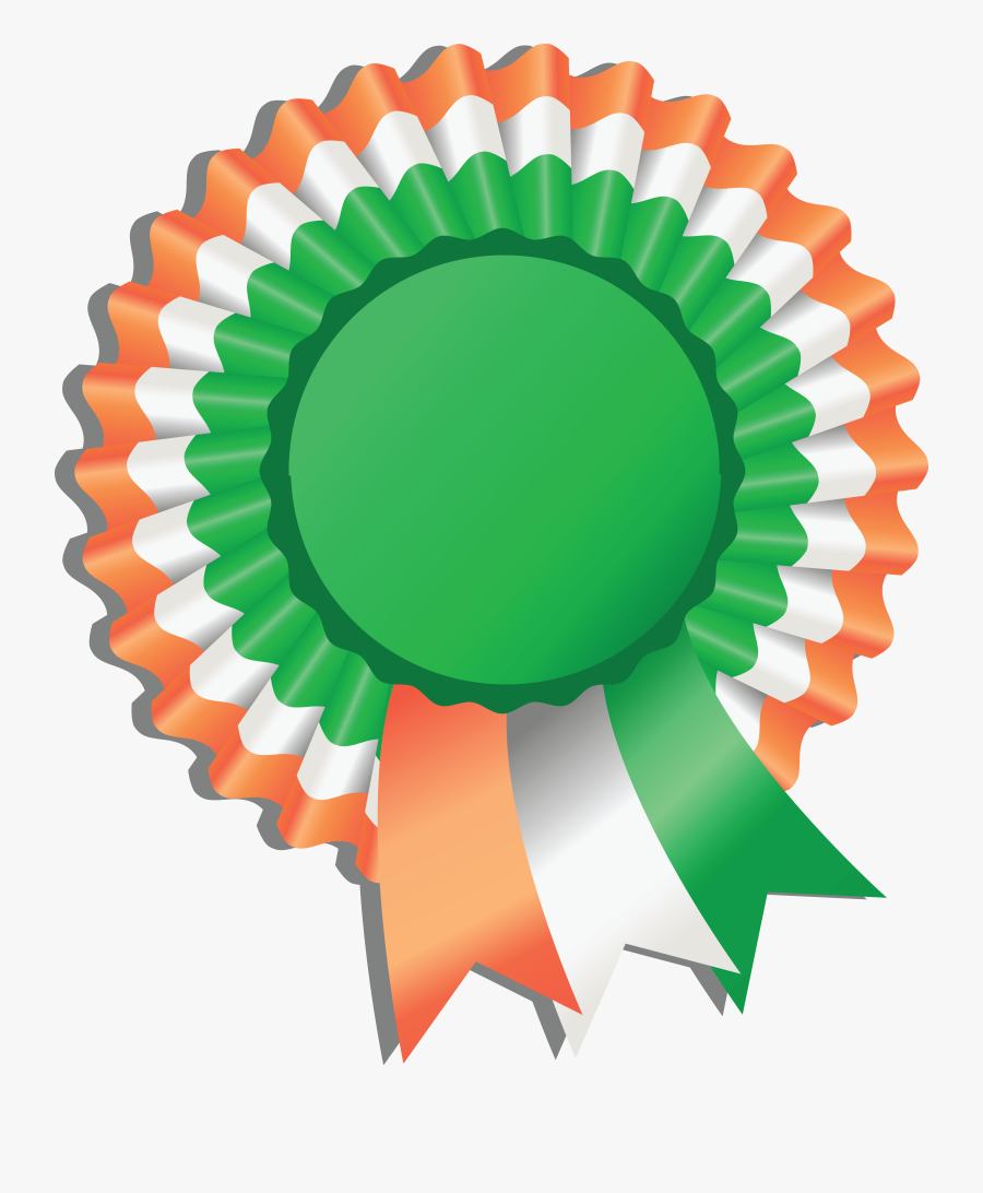 Free Clipart Of A St Paddy"s Day Irish Ribbon Award - Z Independence Day Letters, Transparent Clipart