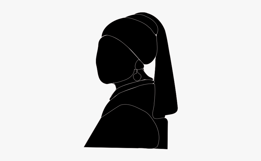 Woman With Pearl - Illustration, Transparent Clipart