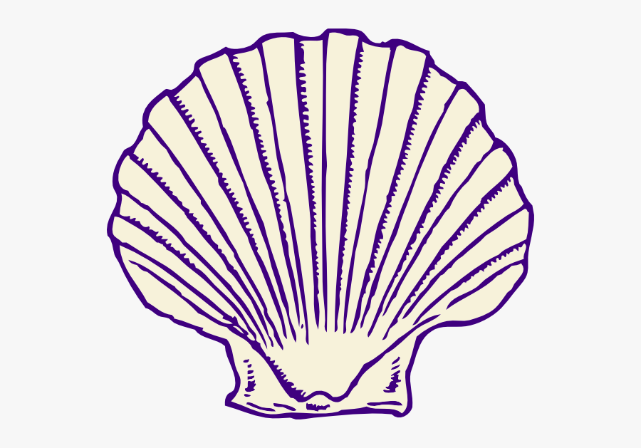 Purple Shell Clip Art At Clker - Clip Art Shell Png, Transparent Clipart
