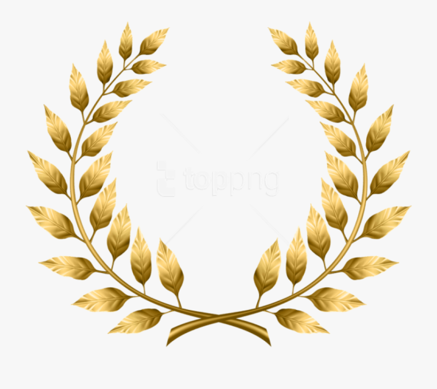Gold Laurel Wreath Png - Laurel Leaves Transparent Background, Transparent Clipart