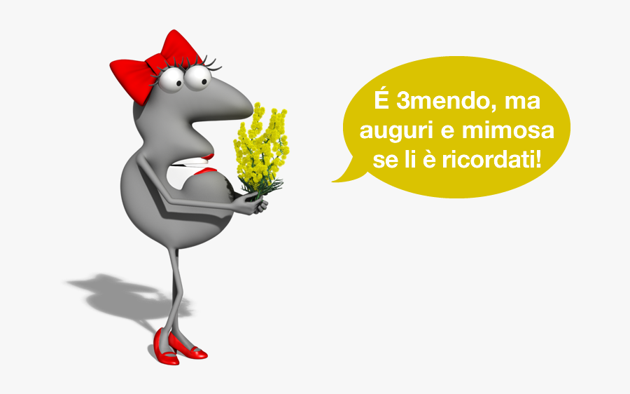 Happy Women Day Festadelledonne - Cartoon, Transparent Clipart