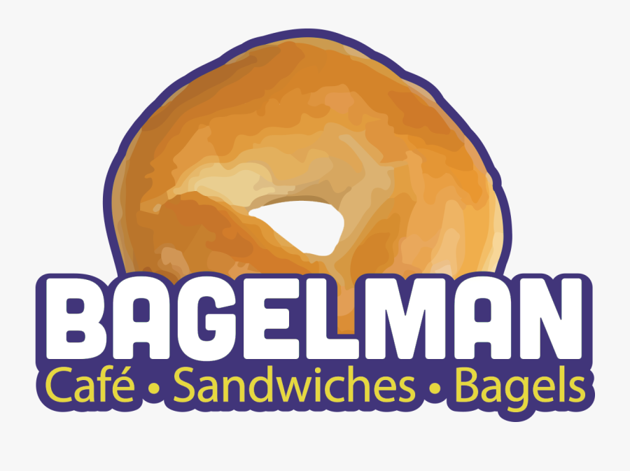 Bagel Clipart Pizza - Bagelman Logo Greenville Nc, Transparent Clipart