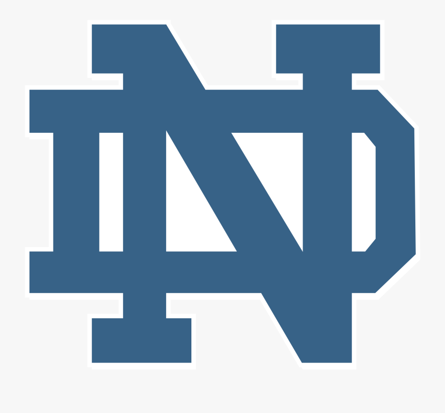 Irish Clipart Notre Dame - Notre Dame Women's Basketball Logo, Transparent Clipart