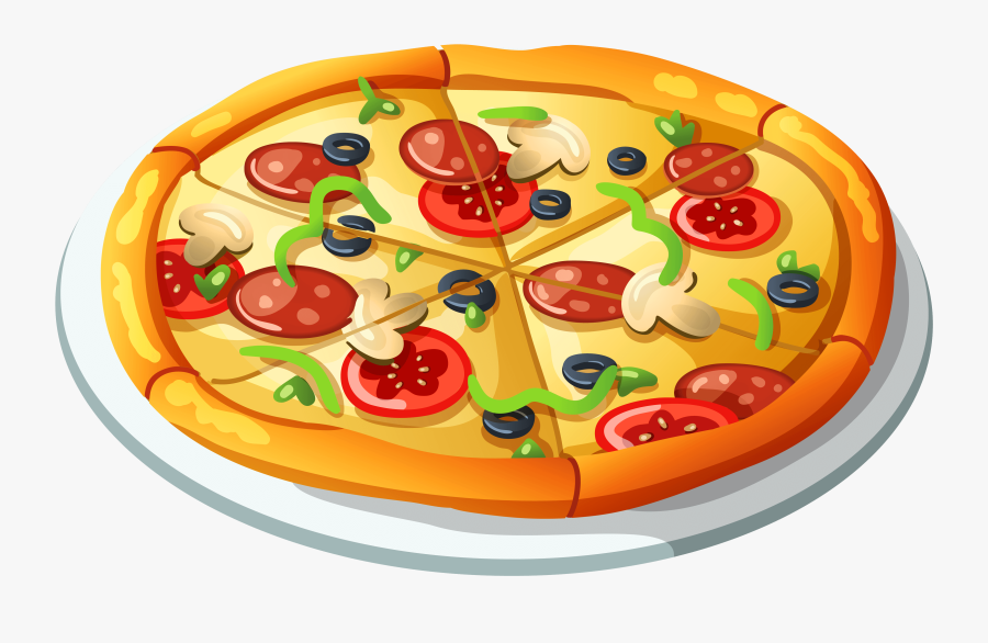 Italian Pizza Clipart - Pizza Vector Png, Transparent Clipart
