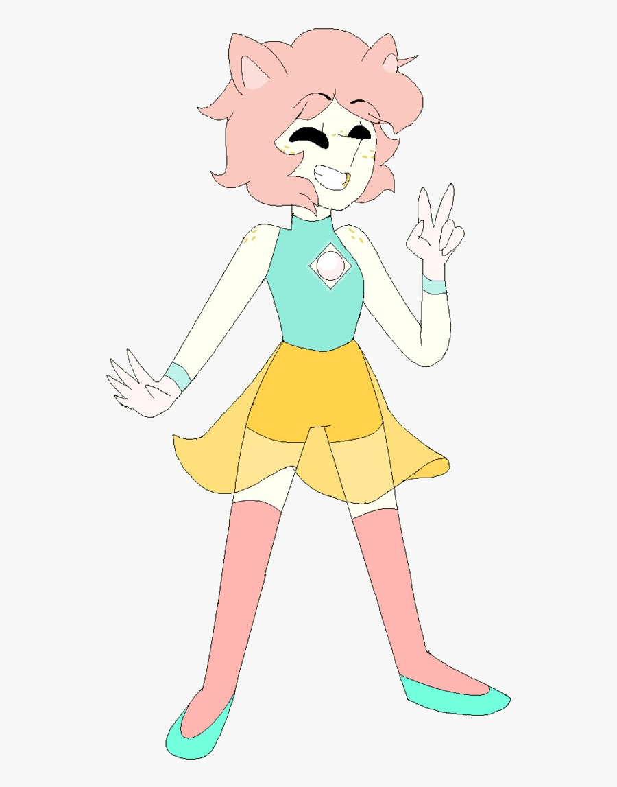 Steven Universe Pearl Cat Clipart , Png Download - Cartoon, Transparent Clipart