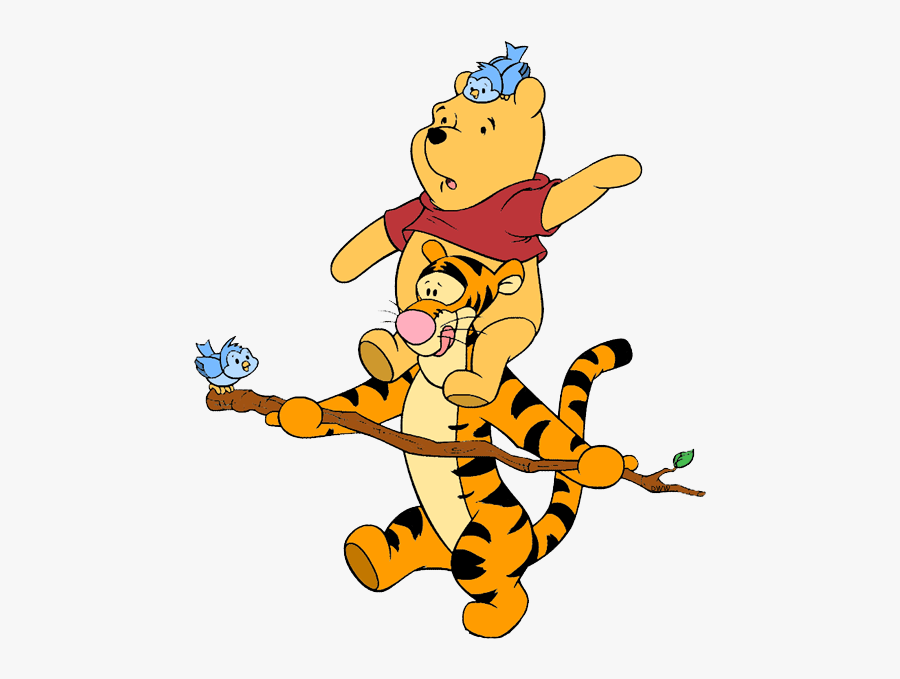 Transparent Puddle Clipart - Tigger Eating Winnie The Pooh, Transparent Clipart