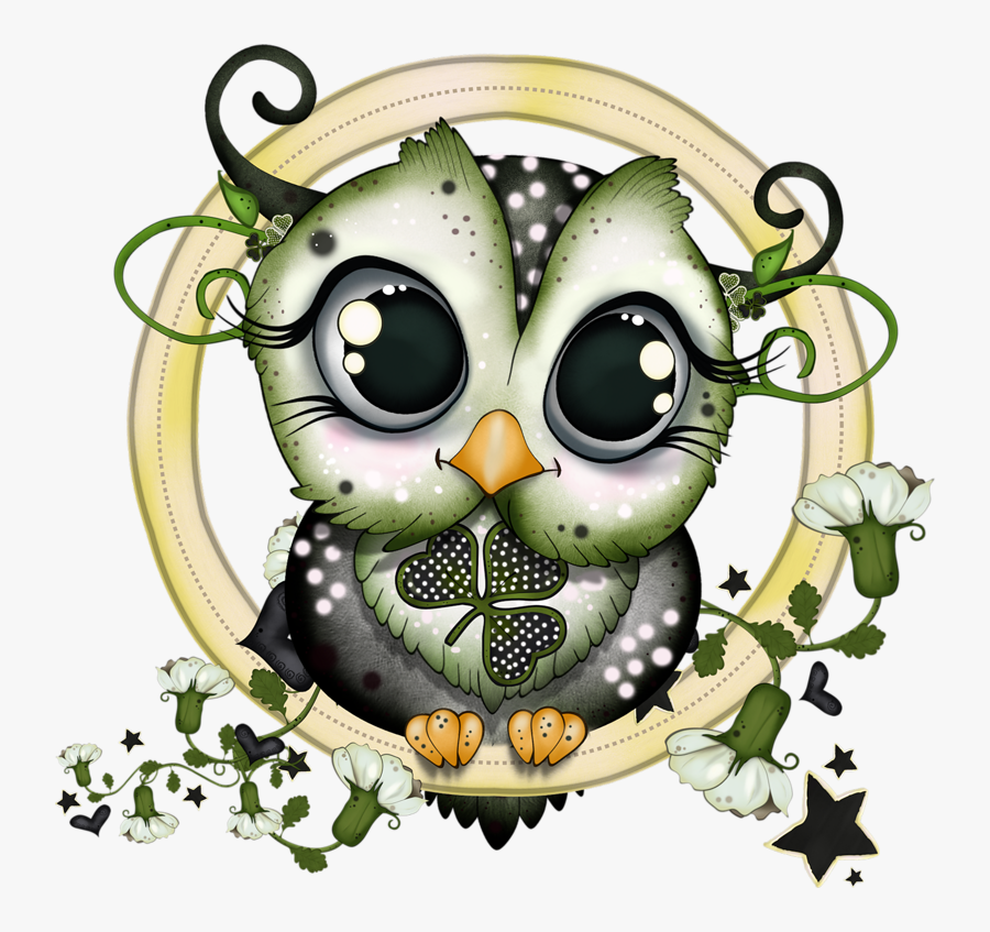 Irish Clipart Owl - Cartoon Drawings Of Mothers Day, Transparent Clipart