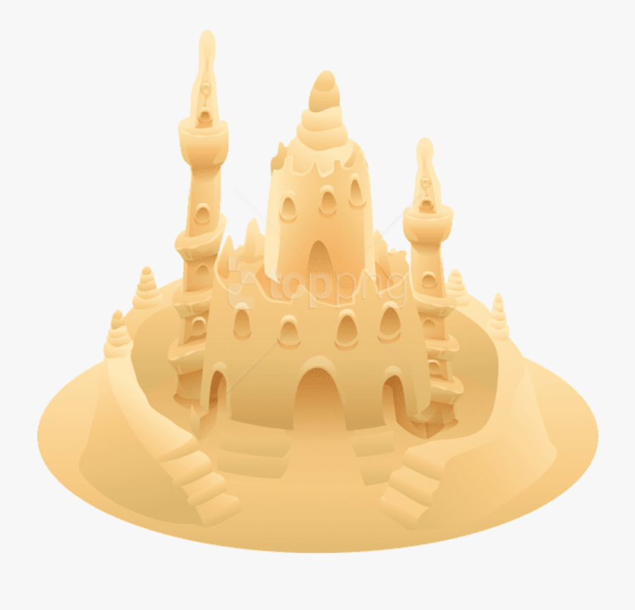 Building Sand Castles,sand,crown,art - Sandcastle Png Clipart, Transparent Clipart