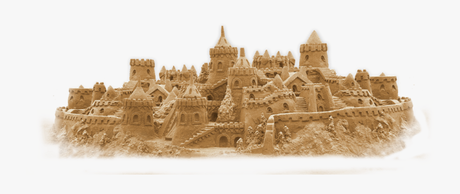 Best Sand Castle In The Beach - Sand Castle Png, Transparent Clipart