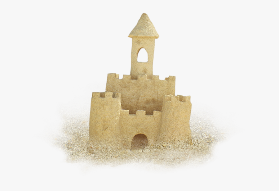 Beach Easy Sand Castle, Transparent Clipart