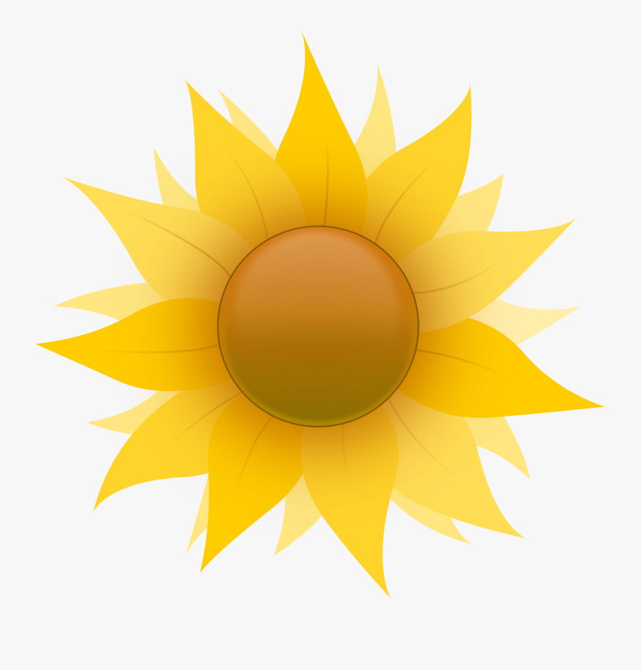 Sunflower Clip Art, Transparent Clipart