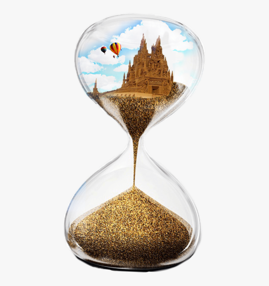 Scsandcastle Sandcastle Freetoedit - Hourglass, Transparent Clipart