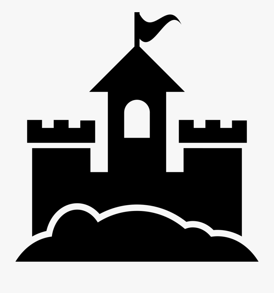 Clip Art Sand Castle Png Icon - Sand Castle Svg, Transparent Clipart