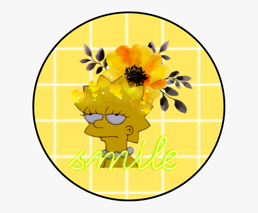 Transparent Sunflower Clipart Png - Yellow Aesthetic Stickers Transparent, Transparent Clipart