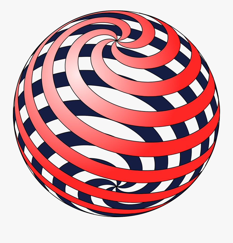 Spiral Ball - Spiral Ball Transparent, Transparent Clipart