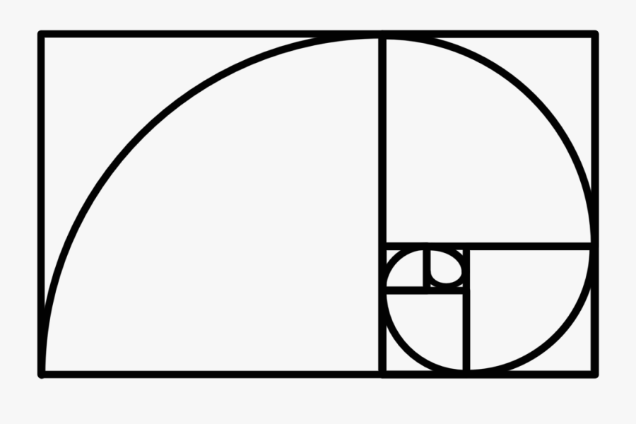 Transparent Spiral Clipart - Fibonacci Spiral, Transparent Clipart