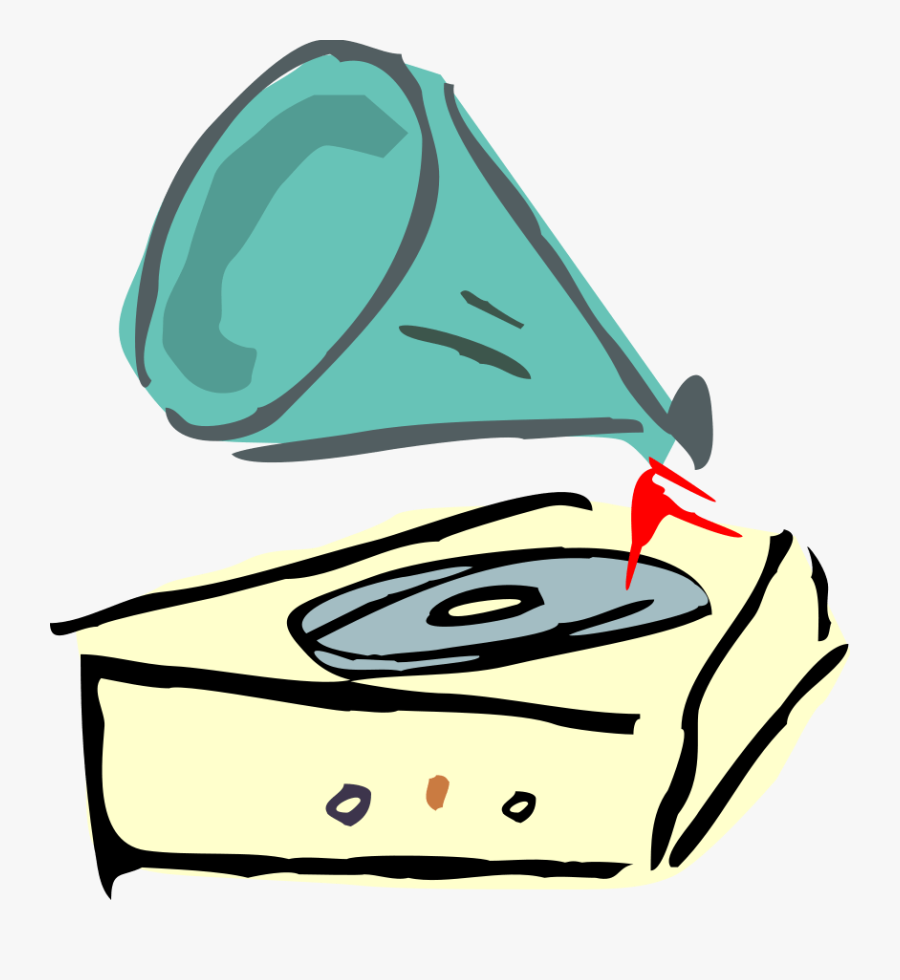 Volleyball Net Clipart - Record Player Image Cartoon, Transparent Clipart