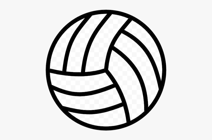Volleyball Ball Net Line Art Transparent Png - Volleyball Svg, Transparent Clipart