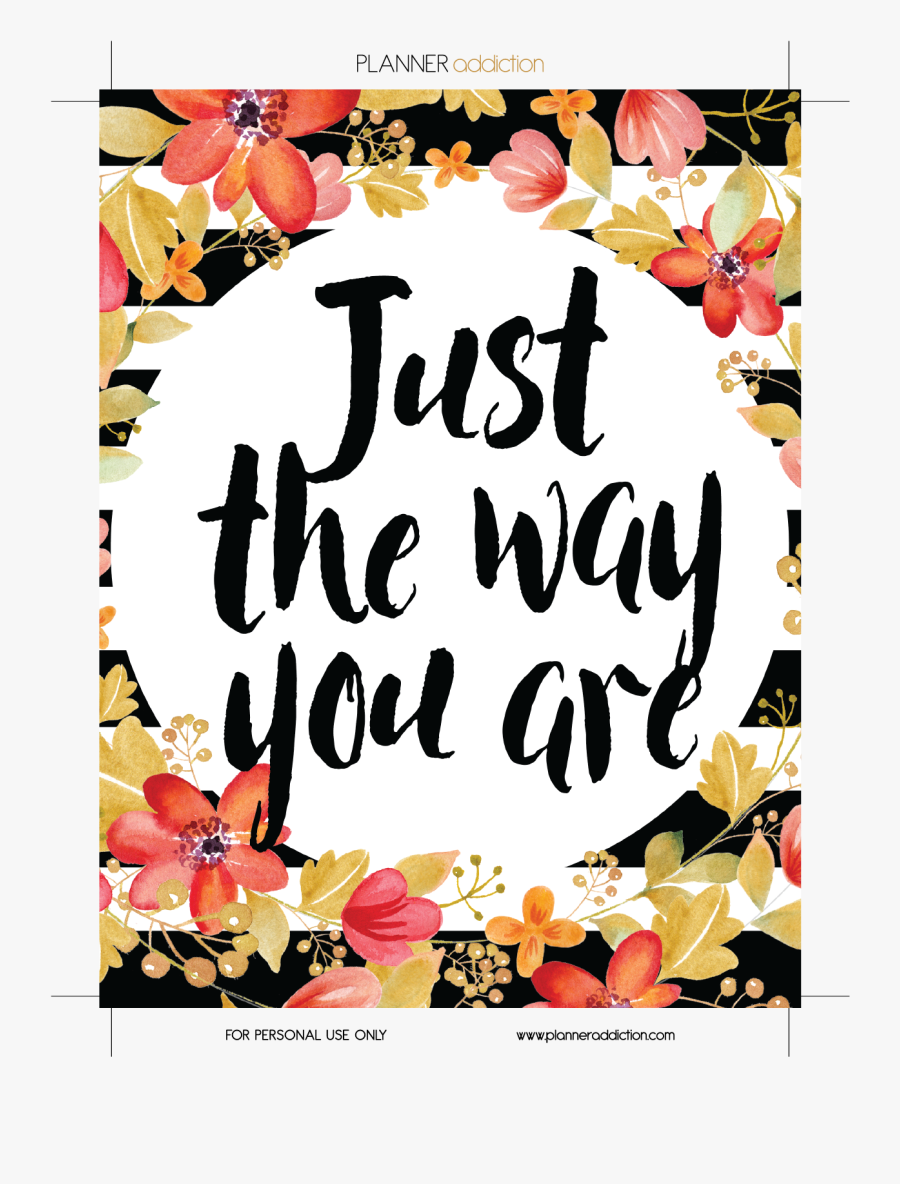 Just The Way You Are, Transparent Clipart