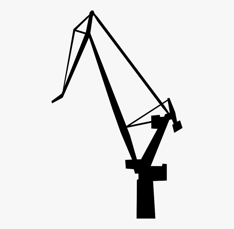 Shipbuilding Crane, Transparent Clipart