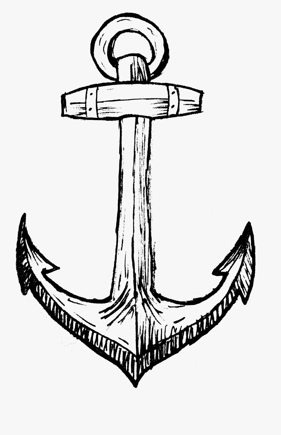 Vintage Drawing At Getdrawings - Anchor Drawing Transparent Background, Transparent Clipart