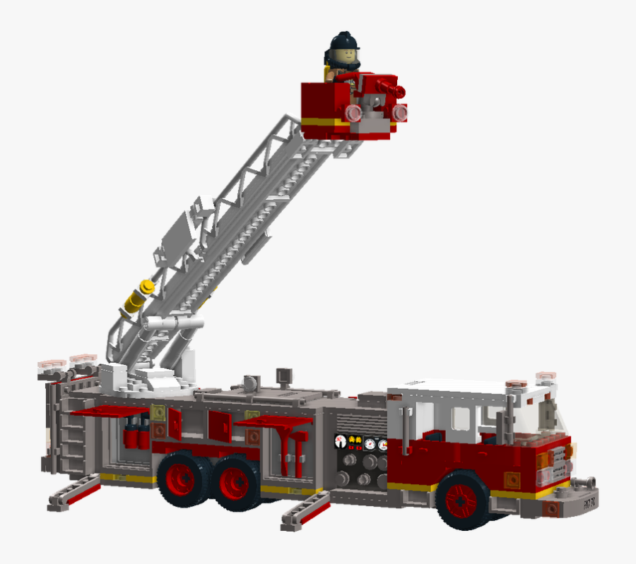 Clip Art Ladder Crane - Fire Apparatus, Transparent Clipart